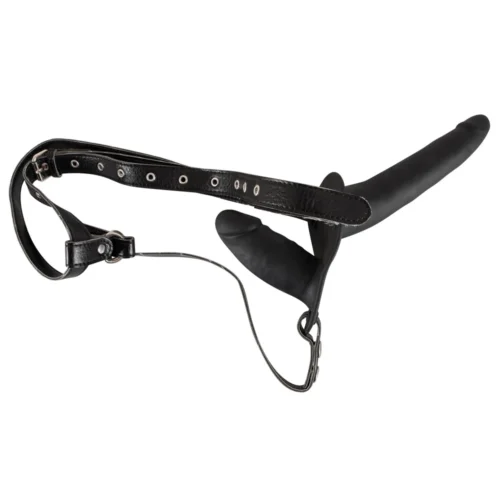 Double Strap-On Black