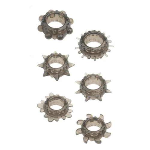 Menzstuff 6pc Stretchable Ring Set