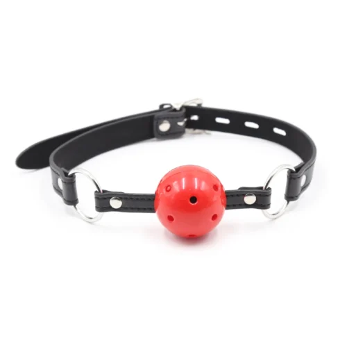 Ball Gag Black/Red