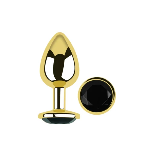 Gold Round Black S-L