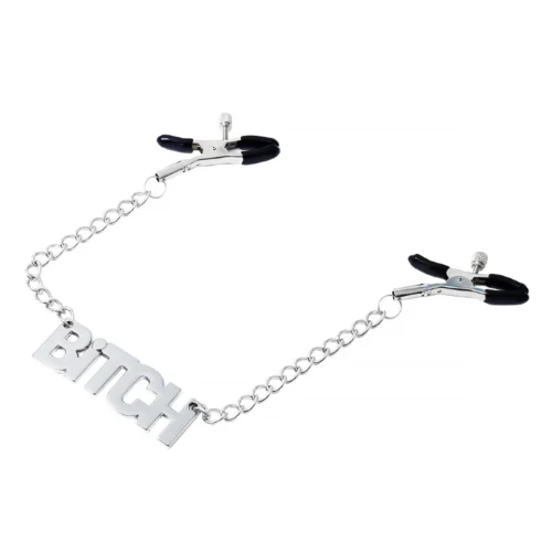 Nipple Clamps with BITCH
