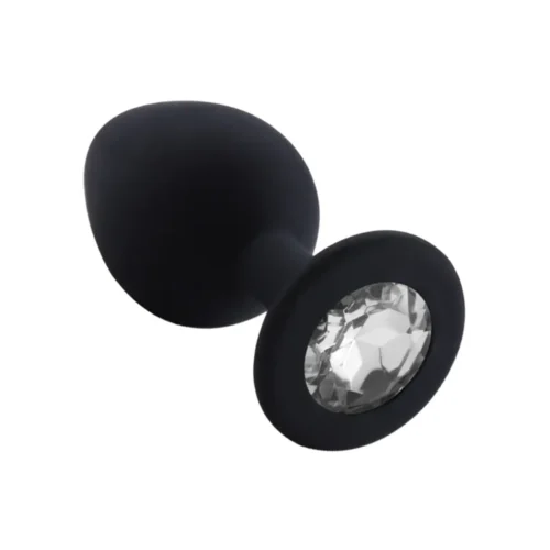 Anal Plug Silicone Round White Large