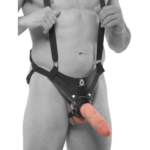 King Cock Hollow Strap-On Suspender System