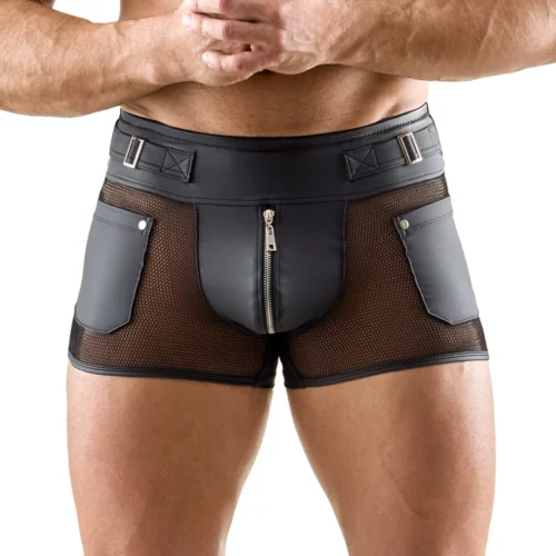 Pants with Zipper and Net