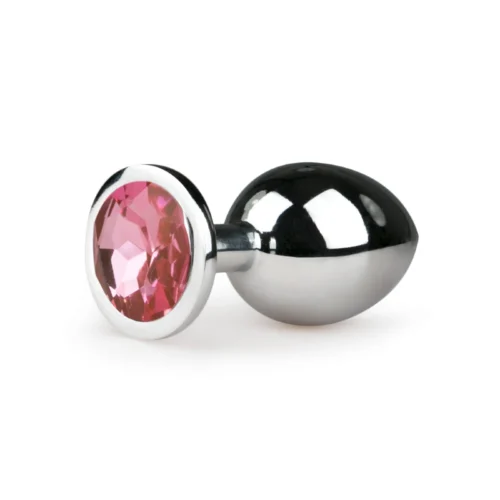 Metal Butt Plug Pink - M