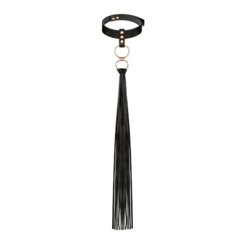 Rosy Gold - Collar with Flogger
