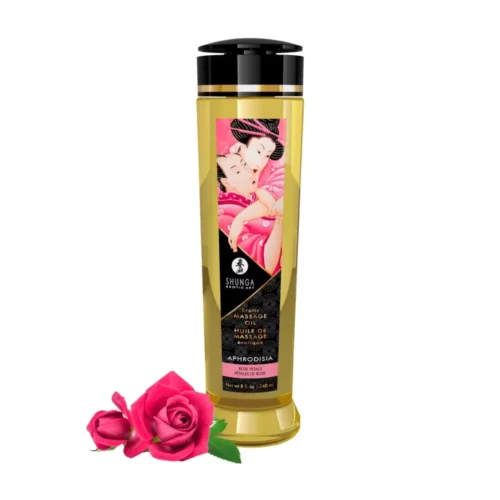 Shunga Massage Oil Rose